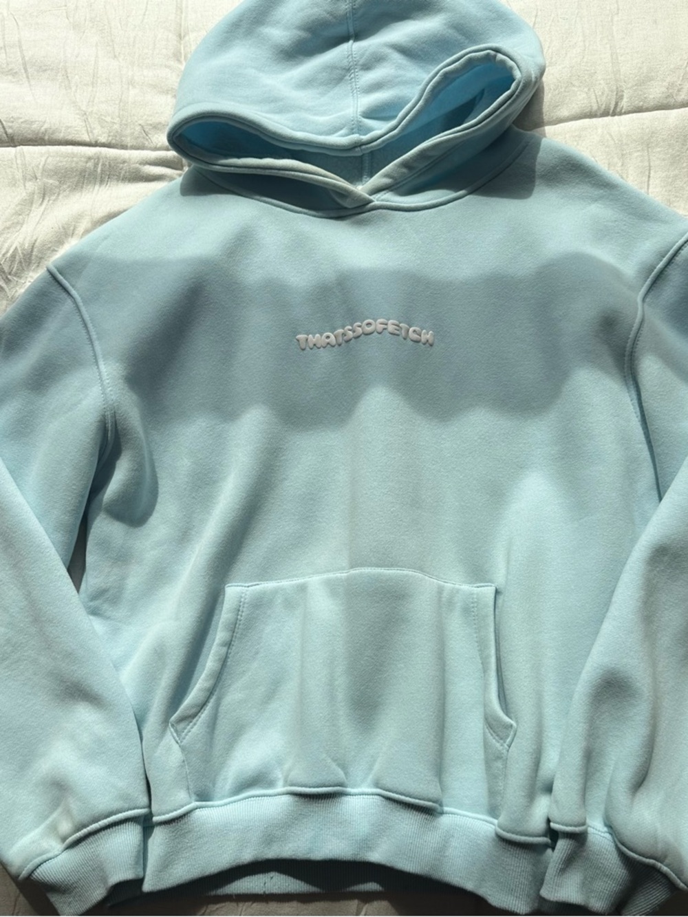 ThatSoFetch Light Blue Women's Hoodie